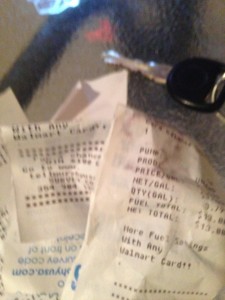 Faded Receipts