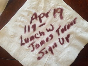 Mileage Napkin